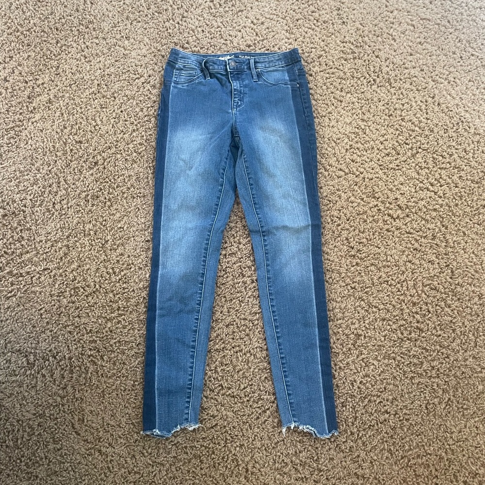 Mossimo Two-Toned Skinny Jeans